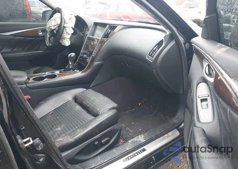 2014 Infiniti Q50 Sport from USA, damaged, VIN JN1BV7APXEM682550